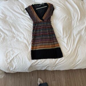 Missoni Black and Multicolor Knit Top